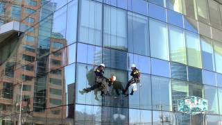 Simulacro de rescate de SFH En edificio de altura Titanium Santiago Chile [upl. by Bloom]