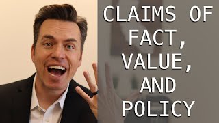 Claims of Fact Value and Policy  COMMUNICATION STUDIES [upl. by Karilynn]