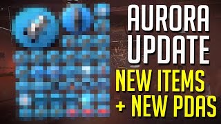 Subnautica  AURORA UPDATE 2 New Items PDAs Blueprints Subnautica Early Access Gameplay [upl. by Attela]