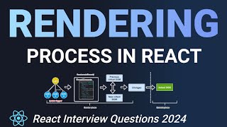 Rendering Process in React  How Rendering Works in React  rerendering in React [upl. by Hugo648]