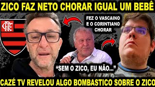 ZICO FEZ O NETO E O CAZE TV quotCHORARquot IGUAL UM BEBÊ AO VIVO quotSEM O ZICO EU NÃOquot [upl. by Mattox]