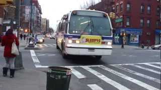 MTA NYCT Bus 1998 NovaRTS B44 LcL amp LTD Buses 4968 amp 4987 at Empire BlvdNostrand Ave [upl. by Ydnec729]