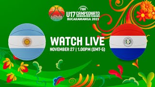 Argentina v Paraguay  Full Basketball Game  South American U17 Womens Championship 2023 [upl. by Neimad]