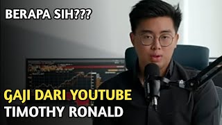 Timothy Ronald  Berapakah Penghasilan dari Timothy Ronald Channel dari Youtube nya [upl. by Vida]