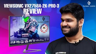 The Ultimate 1440p 240Hz Gaming Monitor ViewSonic VX2758A2KPRO3 Review  GossipGG [upl. by Rudolfo]