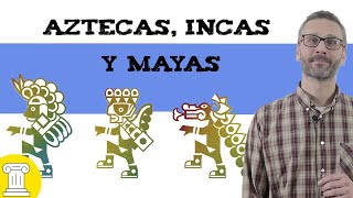 Aztecas Incas y Mayas 🌎 Resumen [upl. by Martinez]