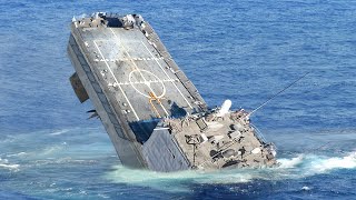 The Scary Way US Navy Sinks its Own Billion  Ships in Middle of Ocean [upl. by Rubma138]