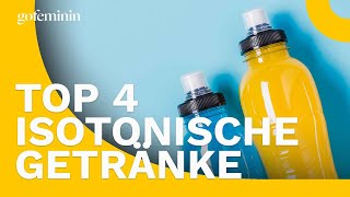 Die 4 besten isotonischen Getränke [upl. by Nnire]