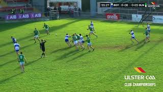 Ulster Club  Ballinderry V Derrylaughan  IFC Semi Final Highlights [upl. by Nilya]