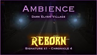 Lineage 2 Ambience Dark Elven Village  Quests [upl. by Dowlen878]