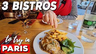 3 MustTry Bistros in Montmartre Paris [upl. by Kenn691]