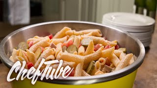 Comment faire une Salade de Pâtes  Recette dans la description [upl. by Codee263]