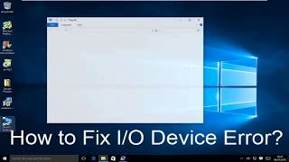 How to Fix IO Device Error Windows 10 StepbyStep Guide [upl. by Caryl]