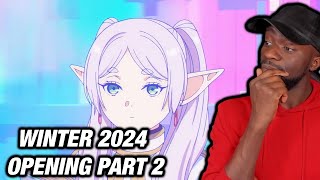 THIS YEAR WILL BE GOOD  Top 40 Anime Openings  Winter 2024 by KUMA  Reaction [upl. by Reba495]