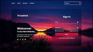 How To Create A Website With Login And Register  HTML amp CSS amp Javascript [upl. by Ulah]