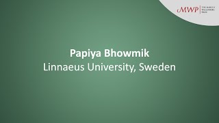 MWP Young Researchers’ Program 2024  Papiya Bhowmik [upl. by Drofliw]