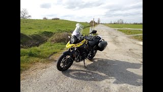 SUZUKI VSTROM 250 Vidéo HD [upl. by Nedry486]