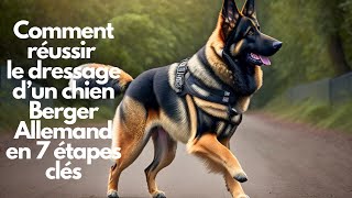 Comment réussir le dressage d’un chien Berger Allemand en 7 étapes clés [upl. by Abdel]