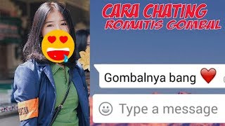 Tutorial cara chat agar tidak bosan Garing tapi Romatis [upl. by Ardnak413]