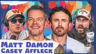 MATT DAMON amp CASEY AFFLECK GIVE THEIR MT RUSHMORE OF BOSTON ATHLETES  FOOTBALL IS OFFICIALLY BACK [upl. by Kaliope]