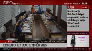 Projektbuxheti 2025 Ministrja Belinda Balluku raporton te Komisioni i Ekonomisë [upl. by Llennahc]