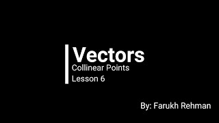 Collinear Points  Lesson 6  O level  Math [upl. by Timothea]