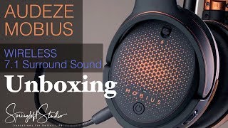 Audeze Mobius Wireless 71 Surround Sound Gaming Headset Unboxing [upl. by Neiht]