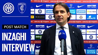 INTER 32 EMPOLI  SIMONE INZAGHI EXCLUSIVE INTERVIEW SUB ENG 🎙️⚫🔵 [upl. by Naloc]