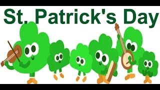 St Patricks Day 2015 Google Doodle [upl. by Nahtanaoj]