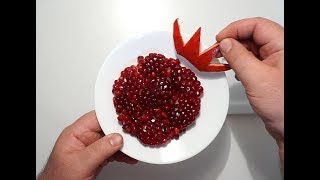 AWESOME POMEGRANATE PEELING TECHNIQUE BY CRAZY HACKER [upl. by Alfonso396]