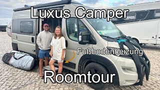 Luxus Camper quotvon der Stangequot  Roomtour im 70000€ Campervan inkl Fußbodenheizung [upl. by Erfert]