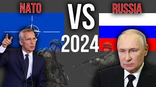 NATO vs Russia Military Comparison 2024  Russia vs NATO [upl. by Guthrie]