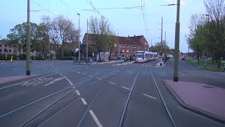 HTM tramlijn 1 Scheveningen Noorderstrand  Delft Tanthof via CS  Schedeldoekshaven  GTL8 3111 [upl. by Roxi628]