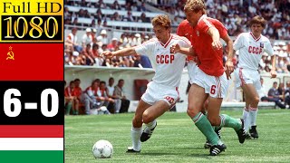 Soviet Union 60 Hungary world cup 1986  Full highlight  1080p HD [upl. by Cosmo]