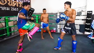 ISHOWSPEED vs PRO MUAY THAI FIGHTER [upl. by Sik724]