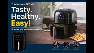 Tupperware 3L Air Fryer with Touchscreen Display [upl. by Ayotyal]