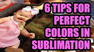 6 Tips for Perfect Colors in Dye Sublimation With Your Epson Workforce WF7720 Printer [upl. by Shaia]