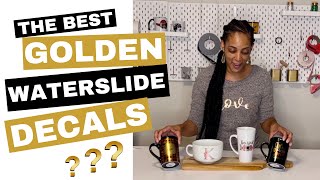 The Best Golden Water Slide Decals  How To Apply Waterslides Easy [upl. by Ostler]