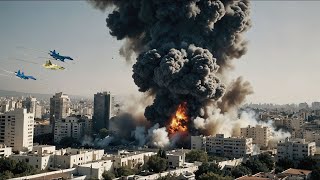 1 minute ago 3 Iranian fighter jets destroyed downtown Tel Aviv Israel [upl. by Ettenoj349]