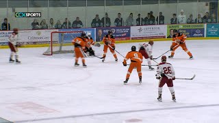 Maple Grove Boys Hockey Blanks Osseo [upl. by Loftis227]