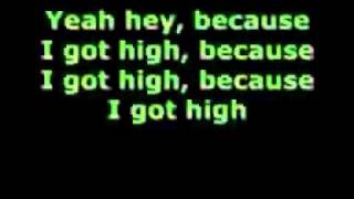 afroman because i got high lyrics [upl. by Ming653]