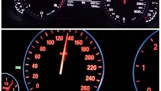 Audi a6 quattro vs bmw 530d f10 xdrive  Accleration 100200 kmh [upl. by Severin]