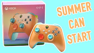 Touch Grass Or Unbox The Sunkissed Vibes OPI Edition Xbox Controller [upl. by Donetta443]