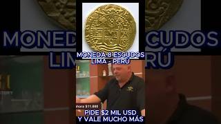 PIDE 2 MIL DÓLARES MONEDA ORO 8 ESCUDOS💲 SORPRESA VALE MUCHO MÁS 💲💲 💲elpreciodelahistoria pawnshop [upl. by Ener]