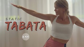 8 MIN TABATA IN STATIC  ISOMETRIC EXERCISES  wAlina [upl. by Ynnel881]