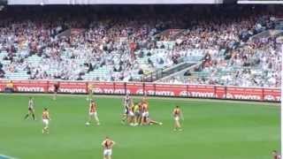 Aussie Rules Football  the MCG Hawthorn vs Collingwood [upl. by Neened]