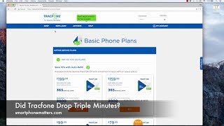 Did Tracfone Drop Triple Minutes [upl. by Petie975]