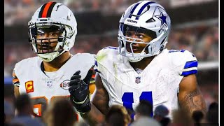 Browns DE Myles Garrett not focused on oneupmanship playing Micah Parsons Cowboys [upl. by Elay]