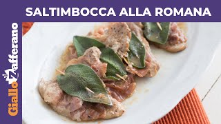 SALTIMBOCCA ALLA ROMANA FACILI E VELOCI [upl. by Namqul986]