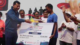 COAL INDIA MARATHON 2023  BIRSA MUNDA STADIUM  PRIZE DISTRIBUTION 3 LAKS WIN ARJUN TUDU [upl. by Seagrave]